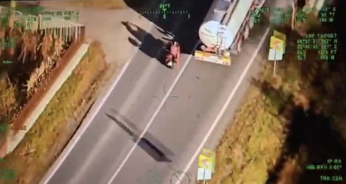 13 depășiri pe linie continuă dintr-un șut, la fel și amenda | Foto: Captură video, IPJ Cluj