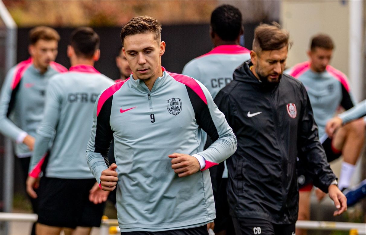 Louis Munteanu a fost transferat de CFR de la Fiorentina / Foto: CFR 1907 Cluj Facebook