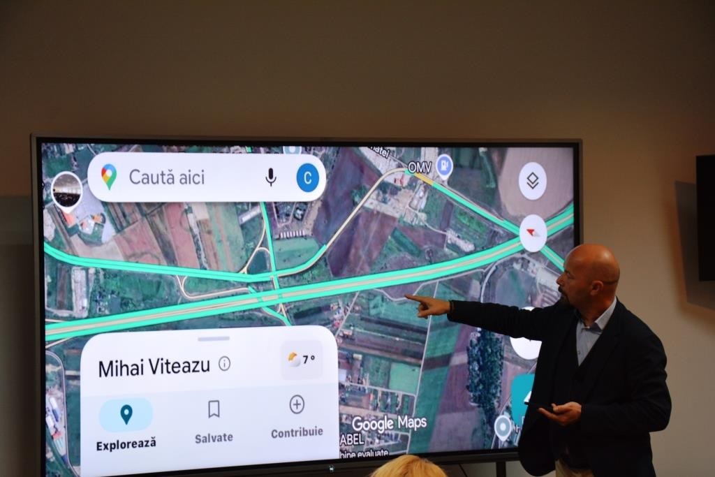 Proiectul de realizarea a viitoarelor spații de servicii care urmează să fie amplasate pe Autostrada A3, în apropierea nodului rutier de la Turda | Foto: Consiliul Județean Cluj