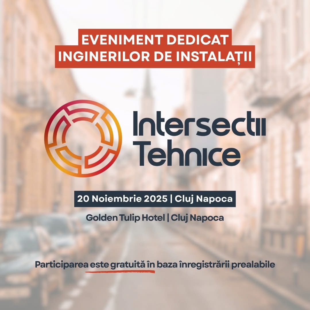 Prima ediție a forumului Intersecții Tehnice va vea loc în 20 noiembrie 2025