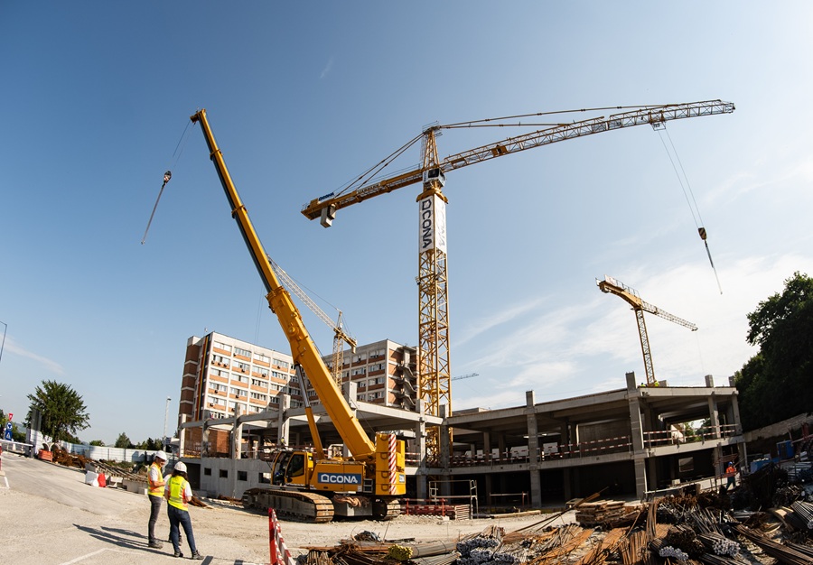 Inovație în construcții: CONA finalizează rapid structura viitorului Centru Chirurgical Cardiovascular |Foto CONA