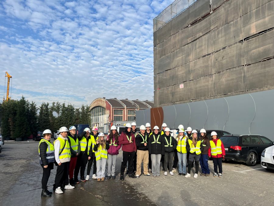 Vizita elevi șantier RIVUS