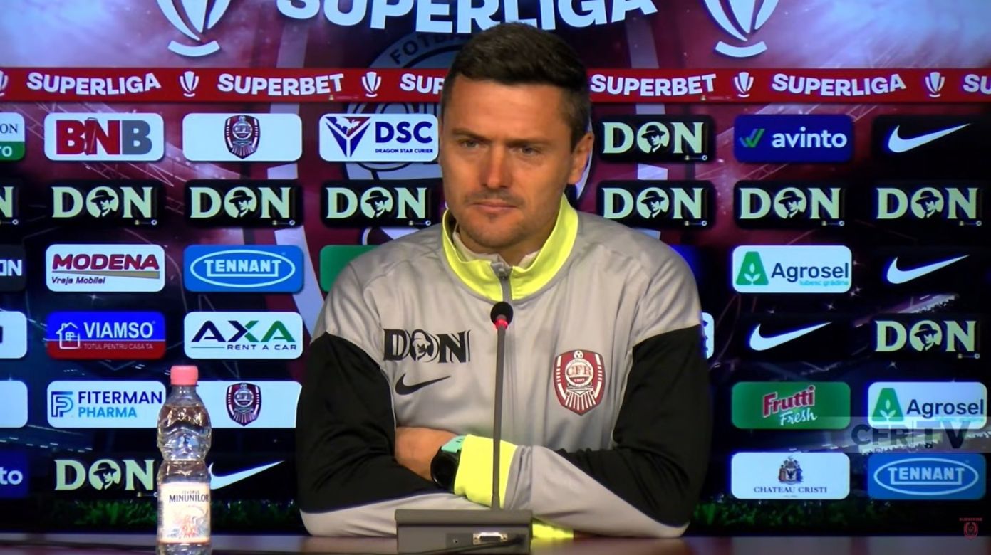 Laurențiu Rus, antrenorul secund al CFR-ului / Foto: captură YouTube CFR 1907 Cluj