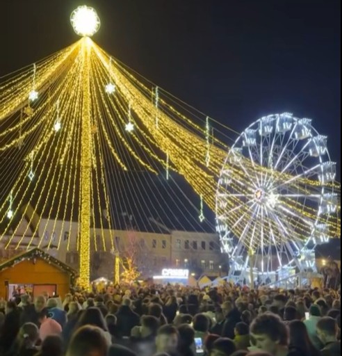 Târgul de Crăciun de la Cluj / Foto: Emil Boc Facebook