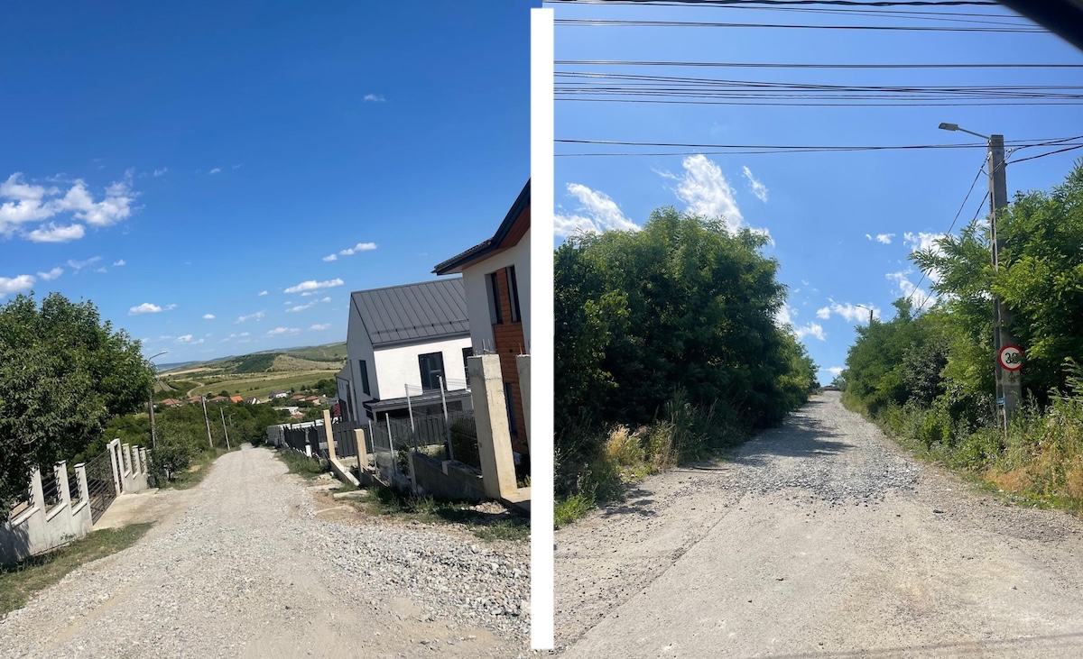 Va fi modernizată și asfaltată strada Nucilor din satul Dezmir, comuna Apahida | Foto: Facebook, Primăria Comunei Apahida