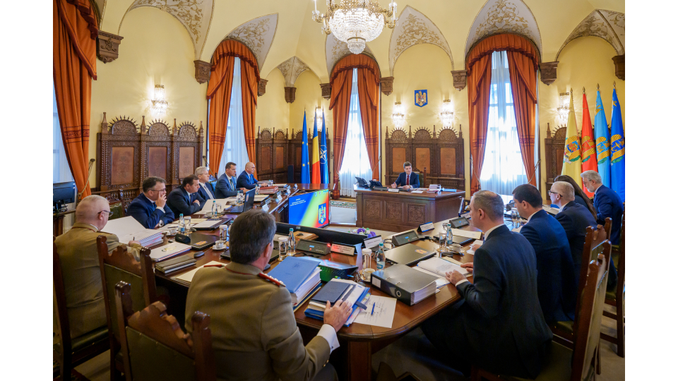 Ședința Consiliului Suprem de Apărare a Țării (CSAT), desfășurată luni, 24 decembrie 2025 | Foto: presidency.ro