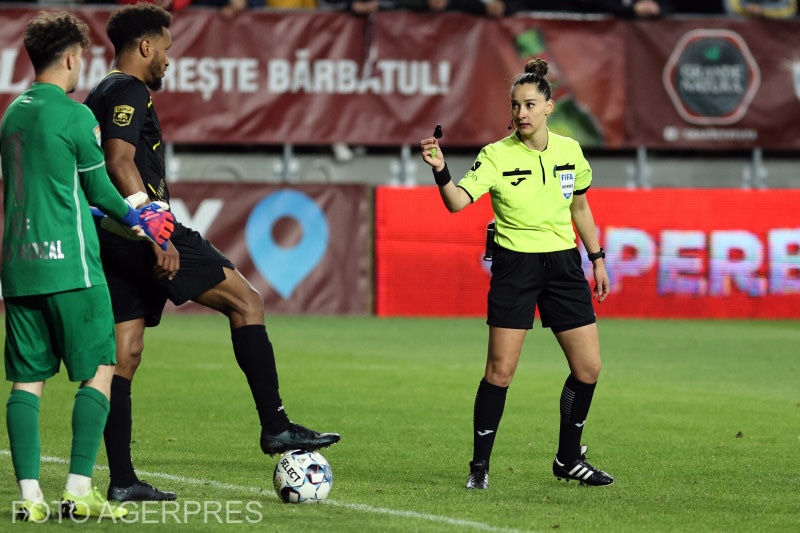 Iuliana Demetrescu va arbitra finala feminină UEFA Nations League | Foto: IONUT ANGHEL (C) / AGERPRES FOTO