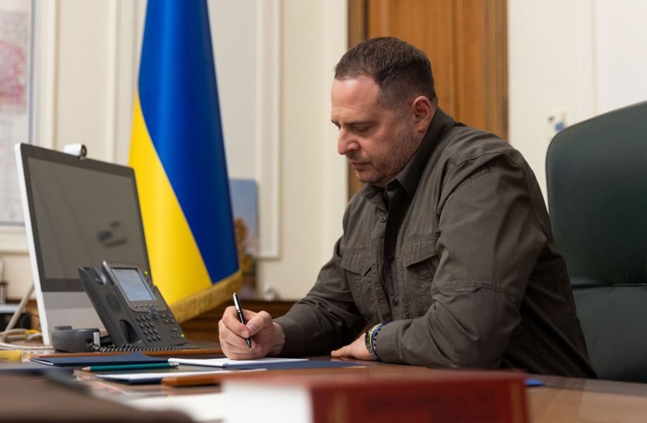 Biroul lui Andrii Iermak, şeful de cabinet al lui Zelenski, percheziţionat de autorităţile anticorupţie din Ucraina.|Foto: president.gov.ua