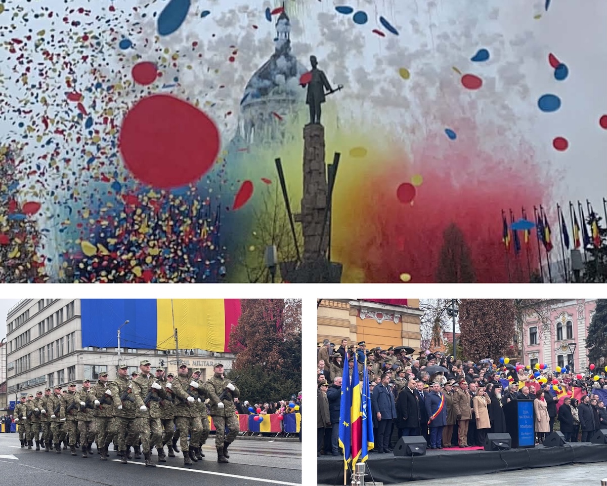Ziua Națională a României, sărbătorită la Cluj-Napoca | Foto: Mădălina Ivan/Sergiu Tămaș, monitorulcj.ro