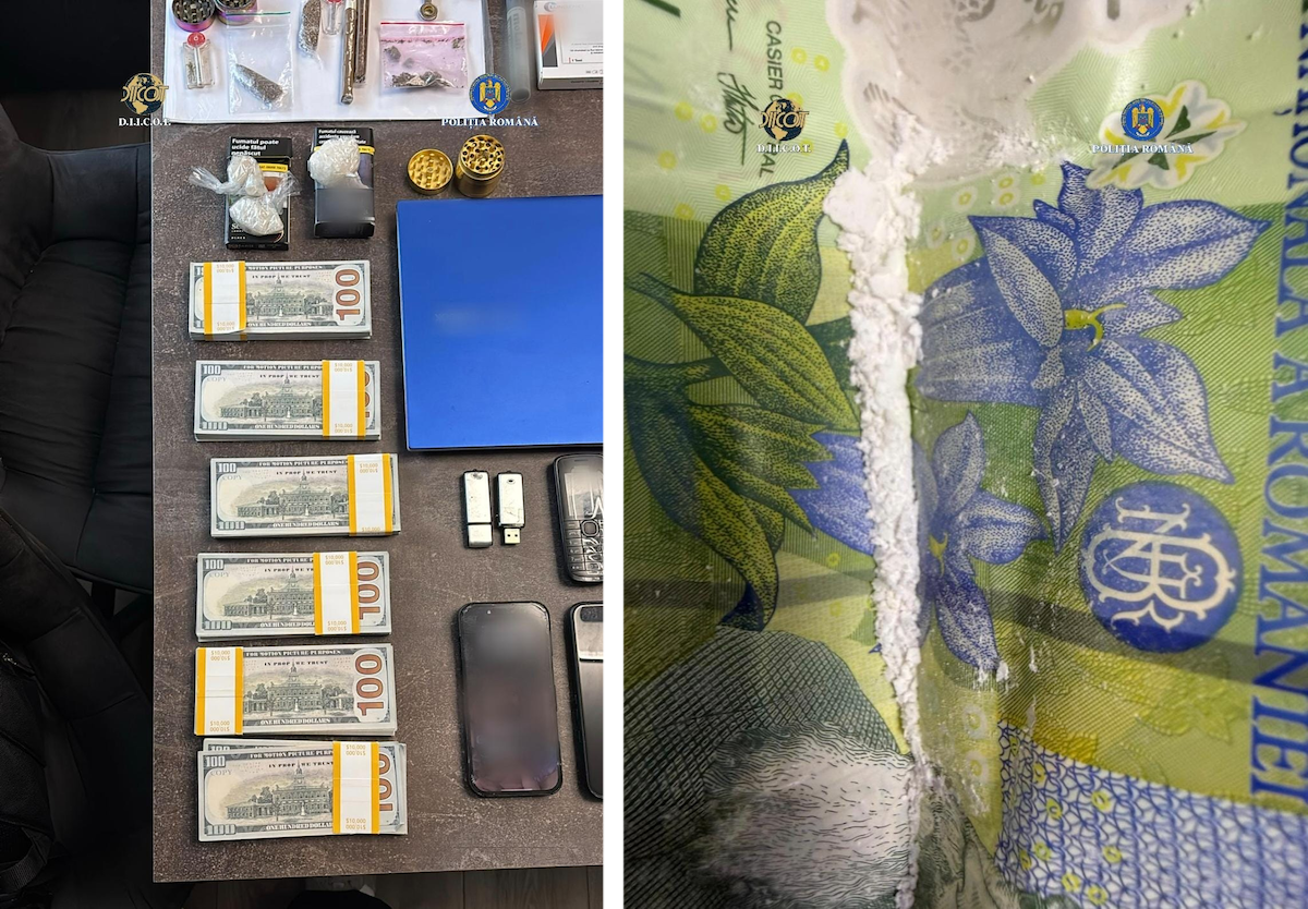 Zeci de percheziții la Cluj, Mureș și Bistrița-Năsăud pentru trafic internațional de droguri | Foto: IPJ Cluj