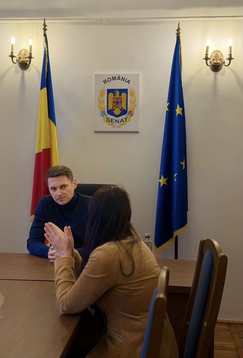 Președintele Senatului României, Mircea Abrudean, a primit clujenii în audiență | Foto: Facebook, Mircea Abrudean