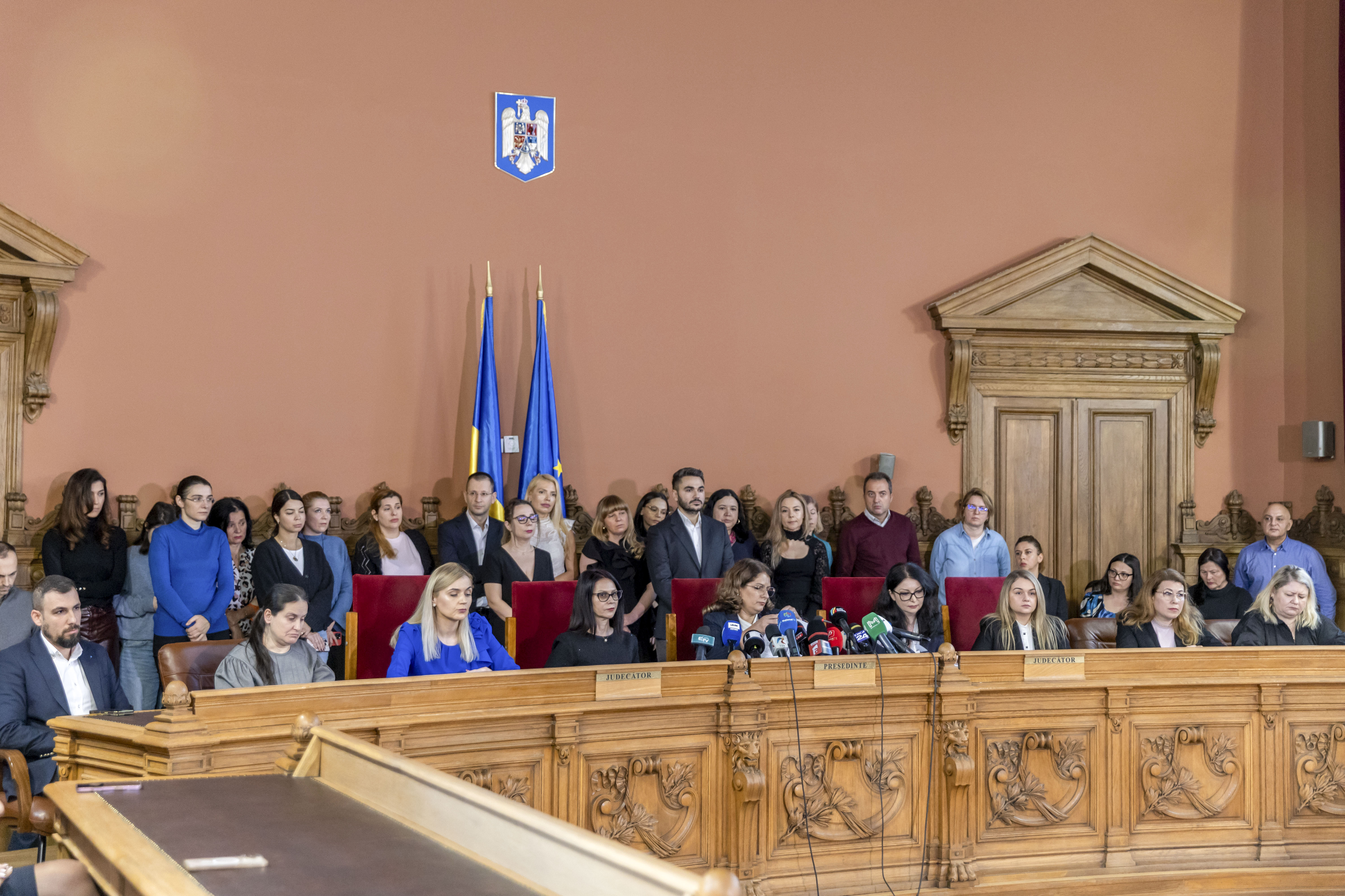 Conferința susținută de conducerea Curții de Apel Bucuresti, 11 decembrie 2025. Inquam Photos / Gyozo Baghiu