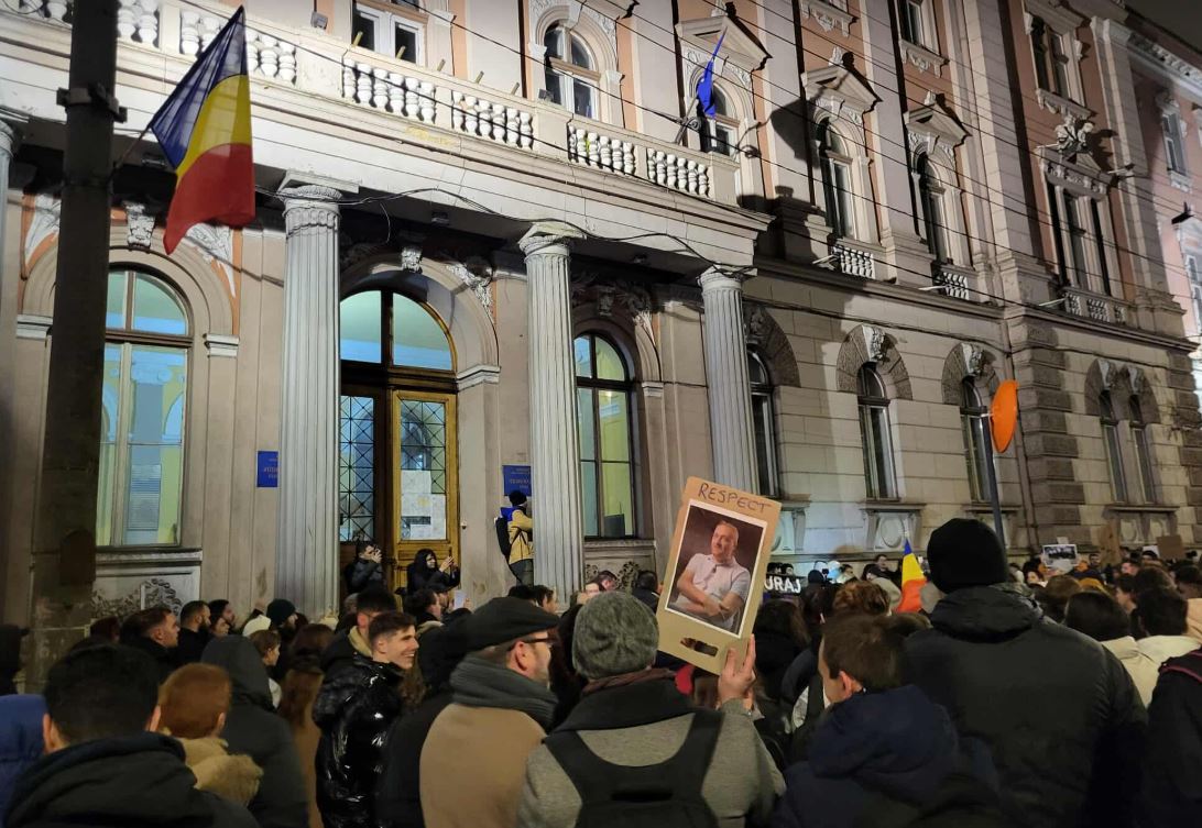 Clujenii protestează în stradă pentru justiție|Foto: Roxana Ciobanu - monitorulcj.ro