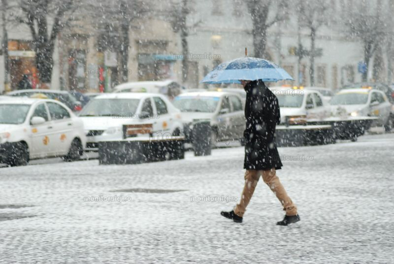 Vremea rea se extinde în aproape toată țara: Clujul, sub Cod portocaliu de vânt puternic și ninsori viscolite| Foto: monitorulcj.ro