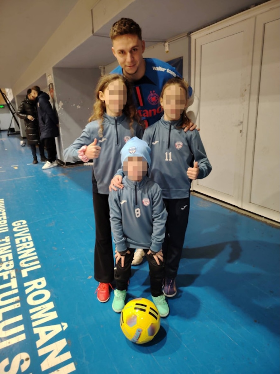 Louis Munteanu, în tricoul echipei FCSB | Facebook, ASC Ivacec Vaslui