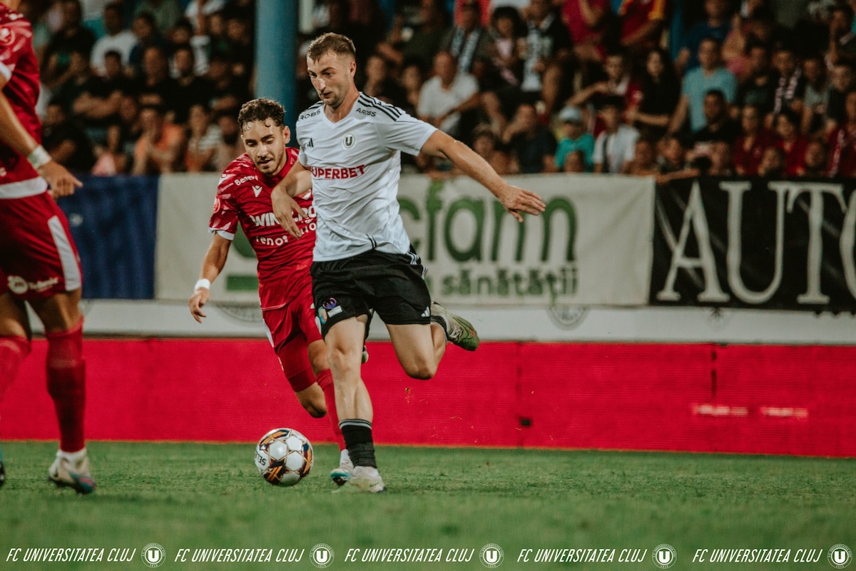 Daniel Popa, trecut pe la „U” Cluj este tot mai aproape de o revenire în Superliga României | Foto: FC Universitatea Cluj, Facebook