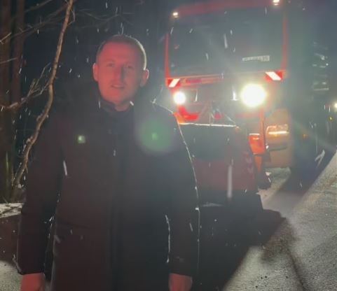 Zeci de utilaje de deszăpezire, mobilizate pe drumurile din județul Cluj pentru asigurarea circulației rutiere|Foto: Radu Rațiu - Facebook