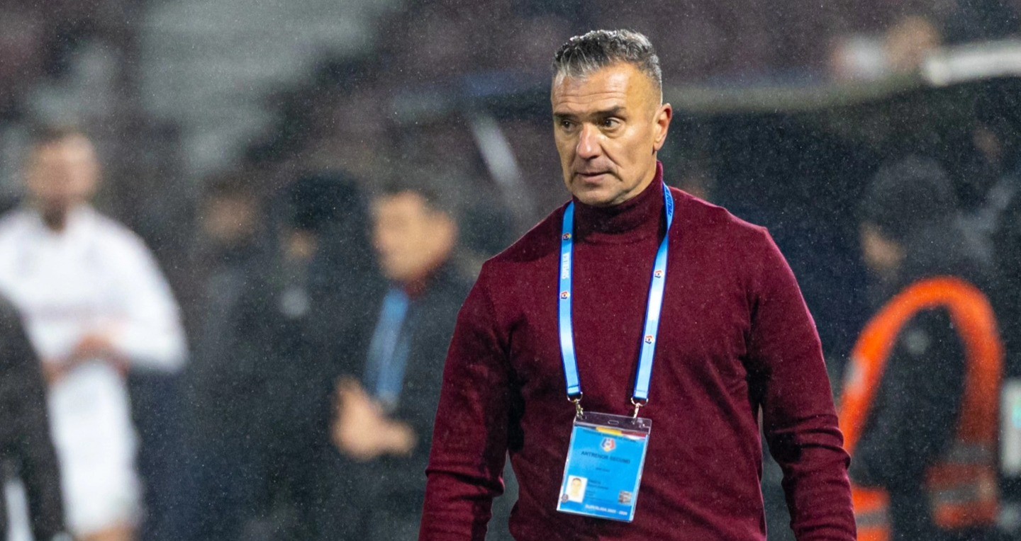 Daniel Pancu, antrenorul CFR-ului / Foto: CFR 1907 Cluj Facebook