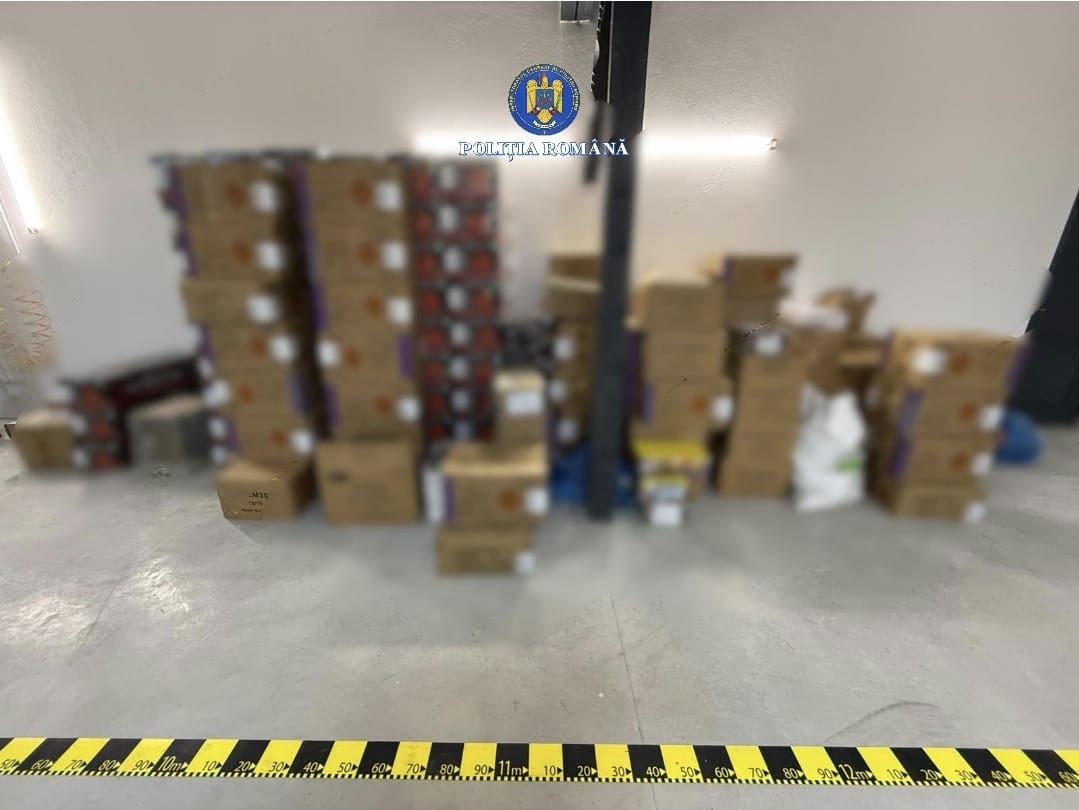 Înainte de revelion, la Cluj au fost confiscate 3,3 tone de petarde | Foto: IPJ Cluj