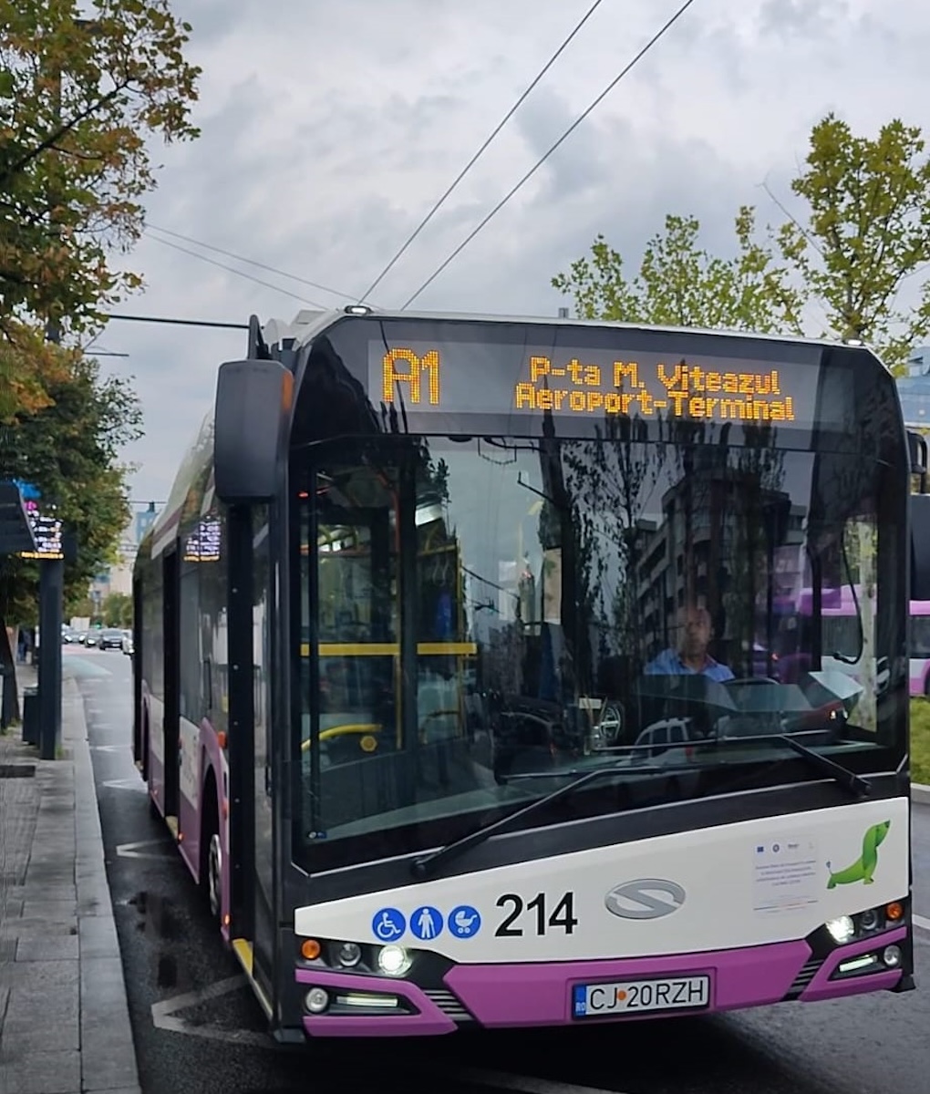 Linia A1 Expres de la Aeroportul Cluj va circula după un program experimental | Foto: Facebook, Compania de Transport Public Cluj-Napoca