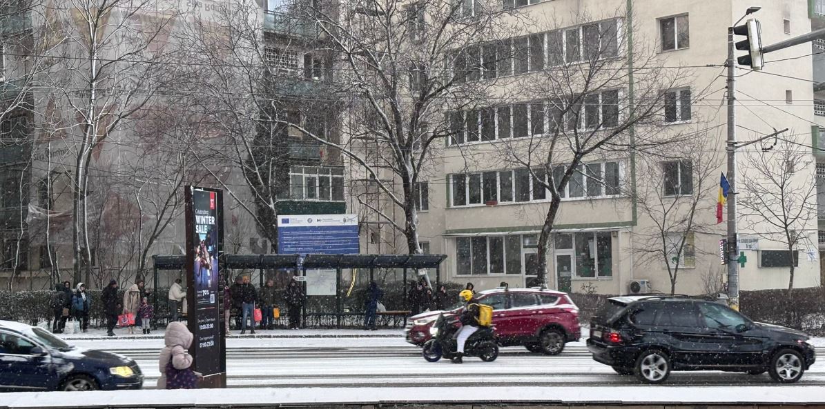 Meteorologii au anunțat nisoare la Cluj-Napoca, joi, 8 ianuarie 2026 | Foto: monitorulcj.ro