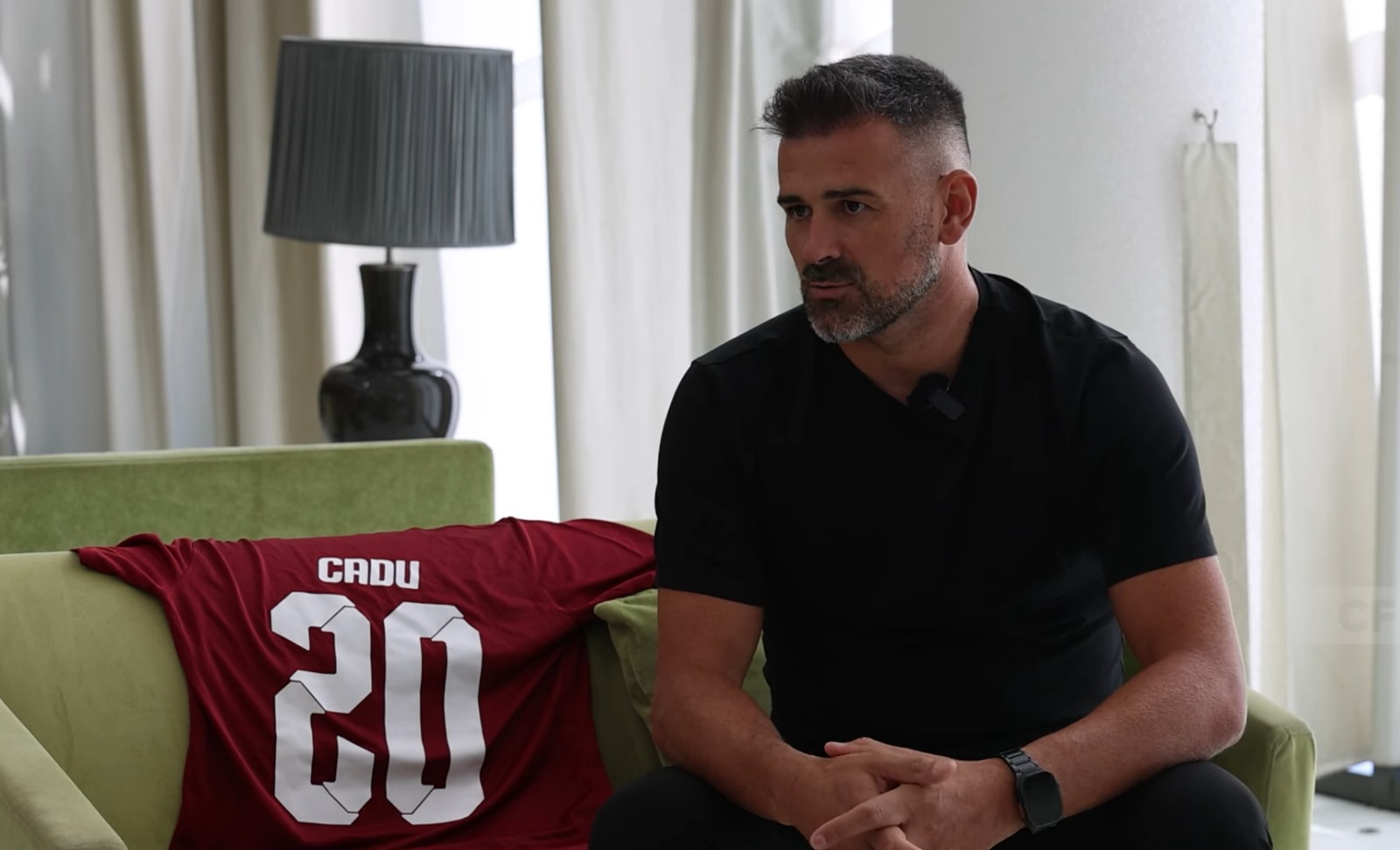 Ricardo Cadu a ajuns în România în 2006 | Foto: CFR 1907 Cluj captură YouTube