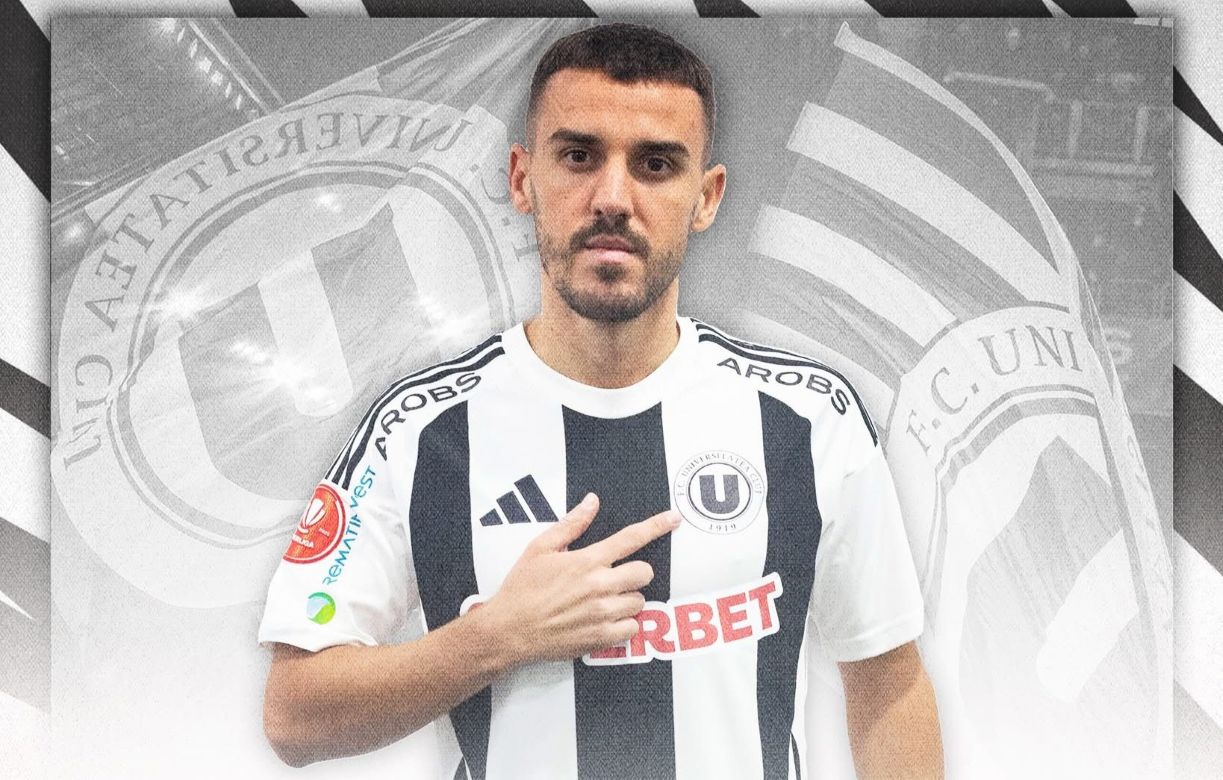 Răzvan Oaidă a ajuns la Cluj în vara anului 2024 / Foto: FC Universitatea Cluj Facebook