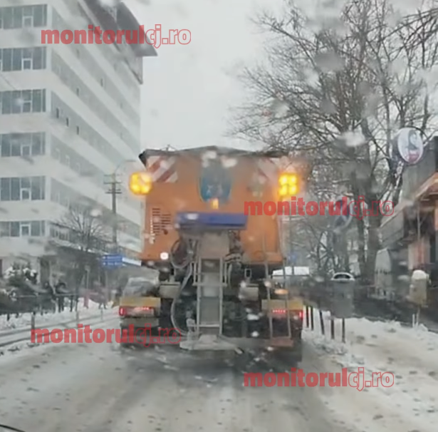 Clujenii pot urmări în timp real unde se află mașinile de deszăpezire | Foto: monitorulcj.ro