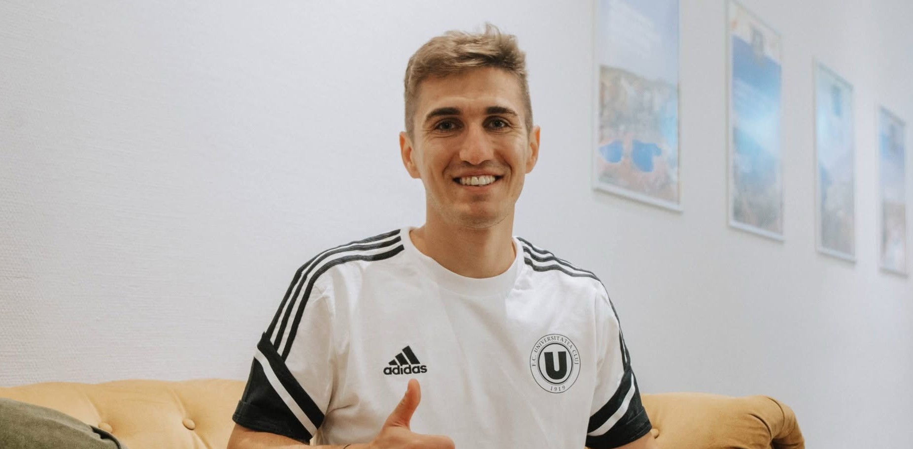 Vătăjelu a disputat 25 de meciuri pentru Universitatea Cluj | Foto: FC Universitatea Cluj Facebook