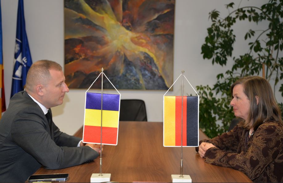 Consulul Germaniei la Sibiu, vizită oficială la Consiliul Județean. Radu Rațiu: „Clujul continuă să fie atractiv din punct de vedere investițional”.|Foto: Consiliul Județean Cluj