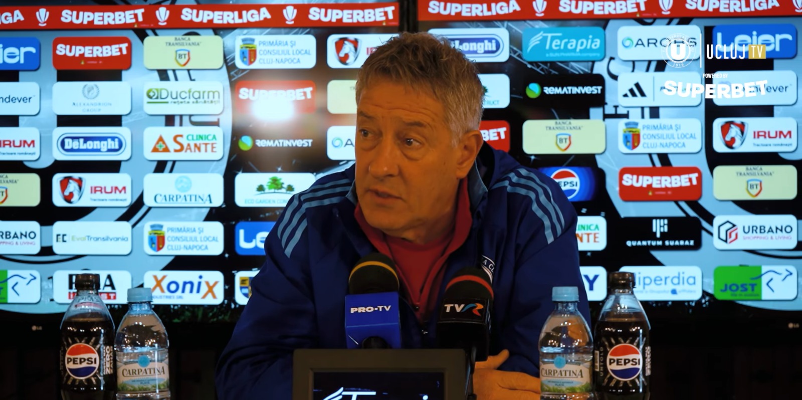 Cristiano Bergodi / Foto: captură YouTube FC Universitatea Cluj