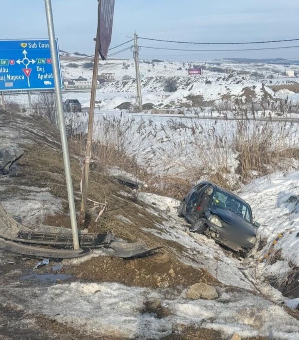 Accident pe DN VOCNE / Foto: IPJ Cluj