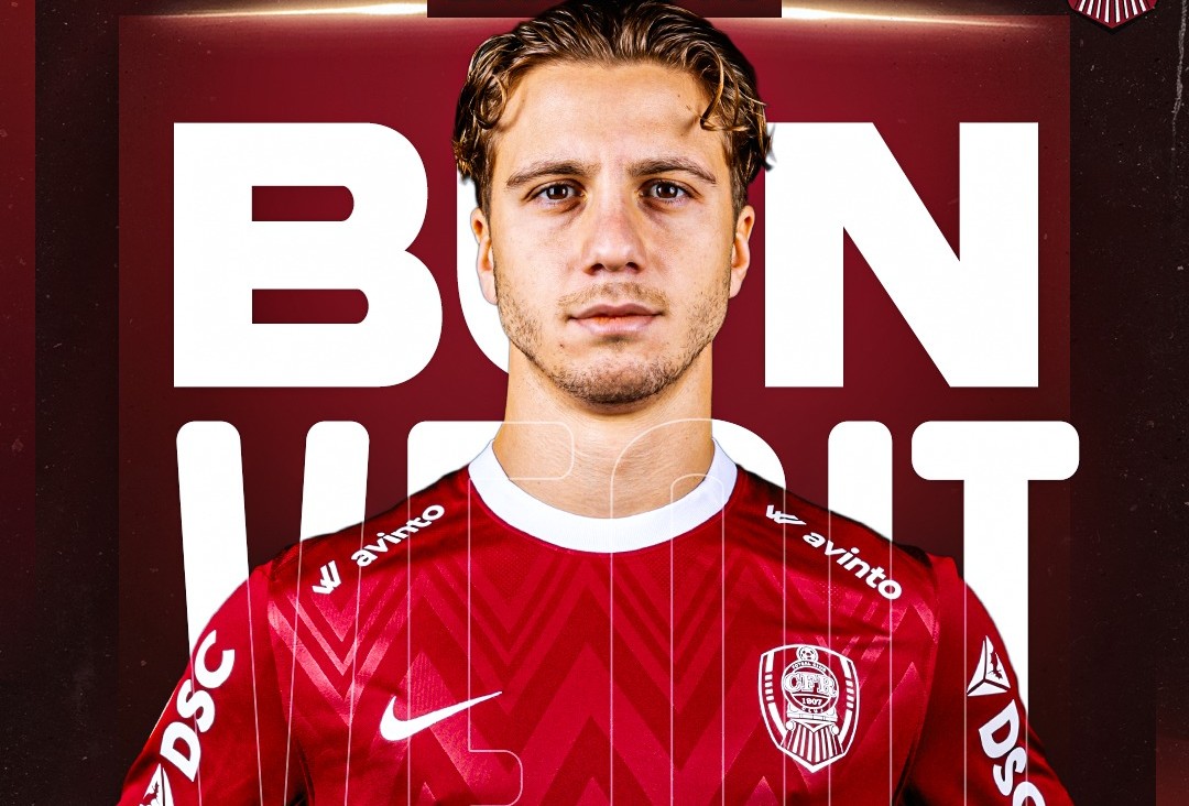 Luka Zahović, noul jucător de la CFR Cluj / Foto: CFR 1907 Cluj Facebook