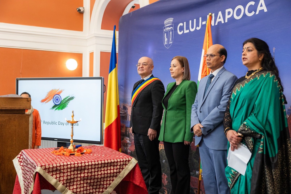 Ziua Națională a Indiei, sărbătorită la Cluj-Napoca | Foto: Facebook, Emil Boc
