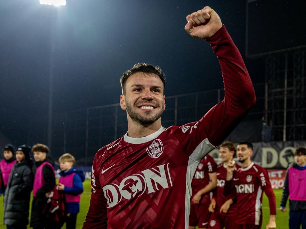 Andrei Cordea este golgheterul CFR-ului / Foto: CFR 1907 Cluj Facebook