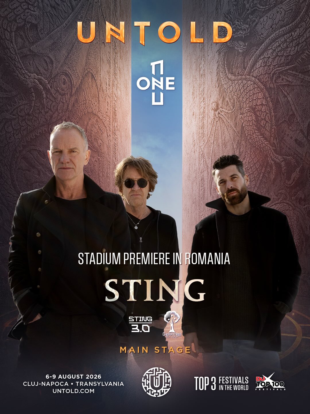Sting, headliner la UNTOLD ONE 2026 | Foto: UNTOLD