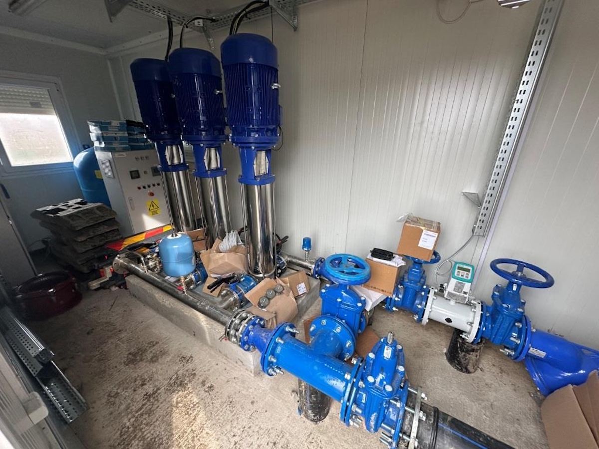 Bazin de apă de 500 mc în Dezmir | Foto: Consiliul Județean Cluj