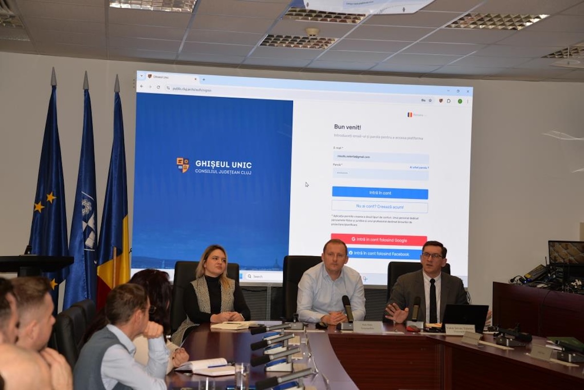 Toate primăriile din Cluj vor fi înrolate în platforma Ghișeul Unic dezvoltată de CJ Cluj | Foto: Consiliul Județean Cluj