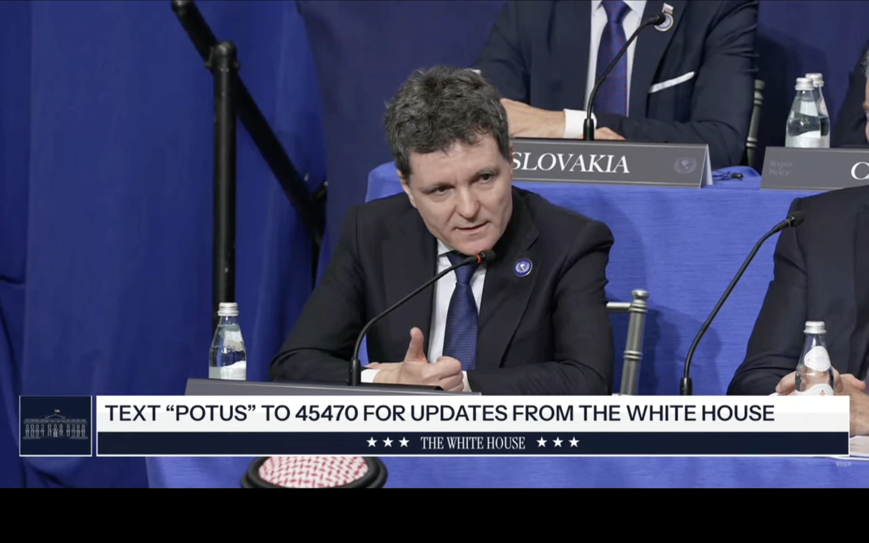 Președintele României, Nicușor Dan a luat cuvântul la Consilliul pentru Pace | Foto: Captură video, presidency.ro