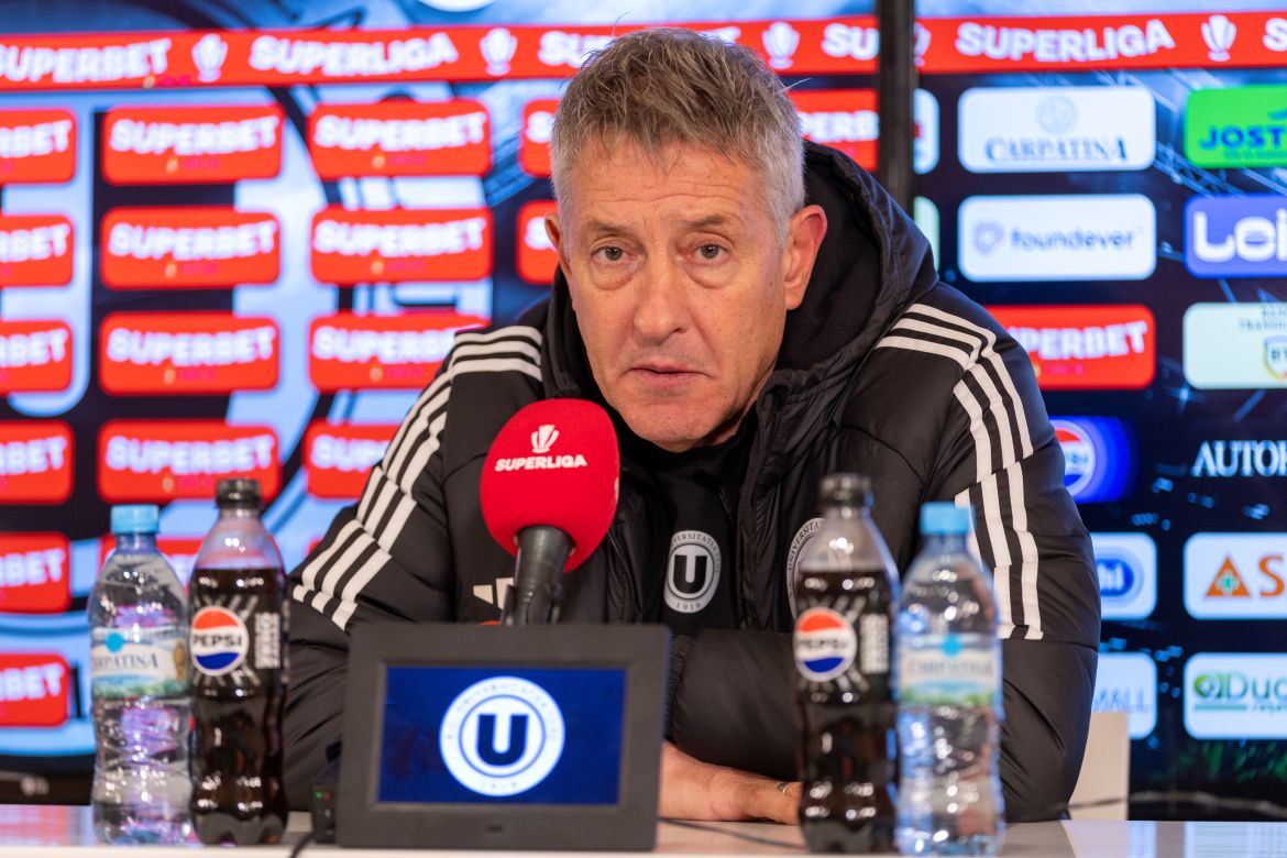 Cristiano Bergodi, antrenorul Universității Cluj / Foto: monitorulcj.ro