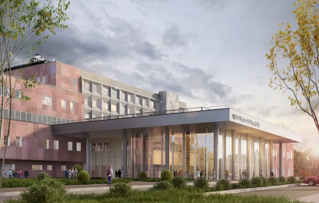 Lucrările la Spitalul Regional de Urgență Cluj ar putea fi deblocate luna viitoare | Foto: Facebook, Spitalul Regional de Urgență Cluj (randare)