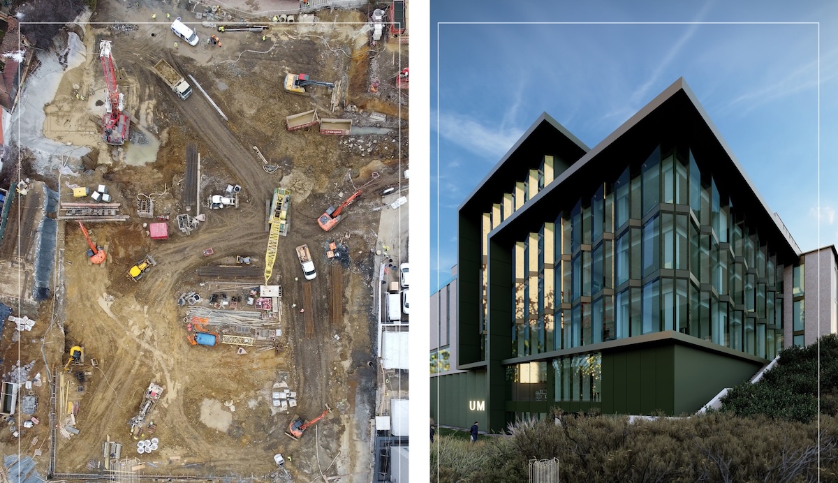 Au început lucrările la centrul integrat al UMF Cluj. Va fi cel mai mare din sud-estul Europei | Foto: Facebook, Construcții Erbașu