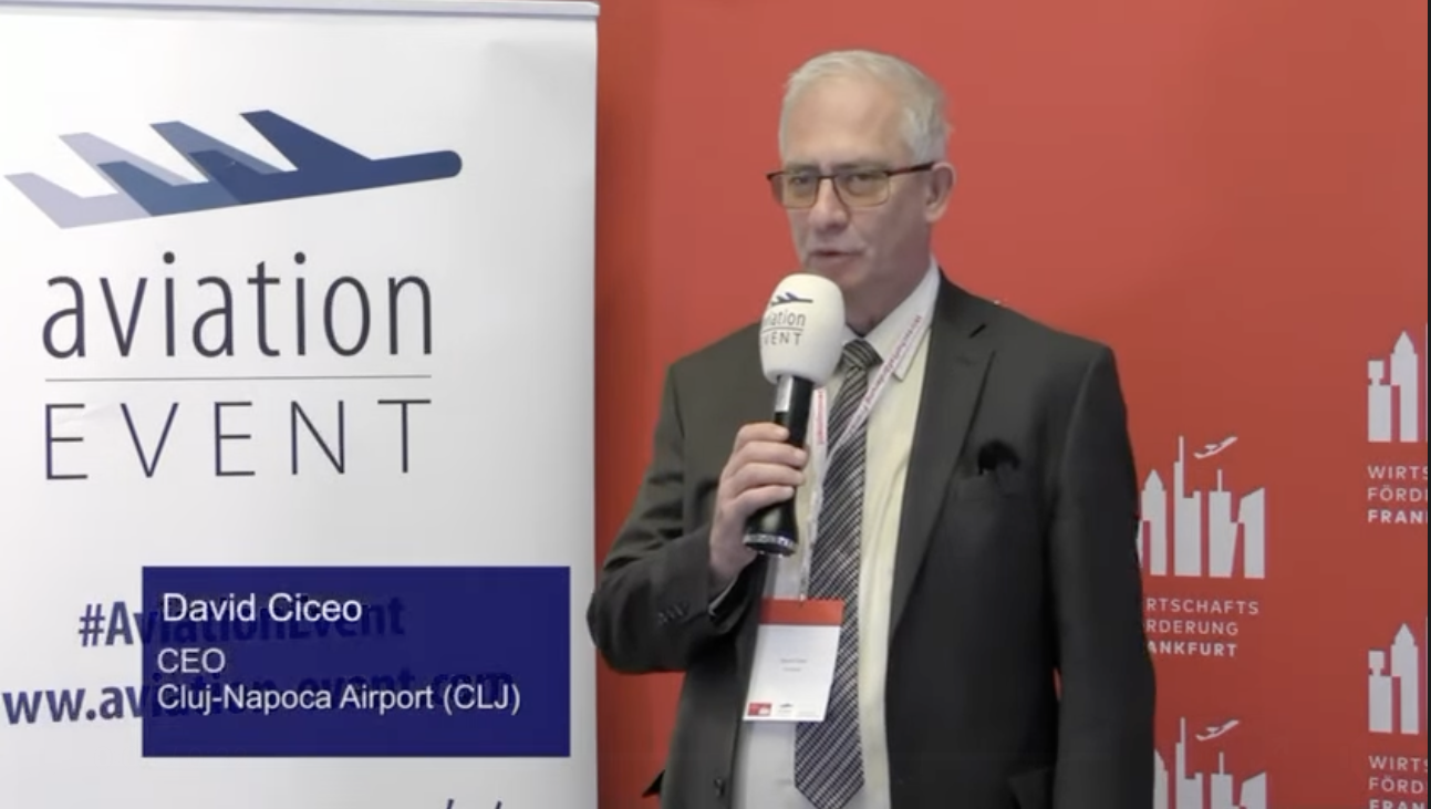 Directorulul Aeroportului Internațional Cluj, David Ciceo a transmis un mesaj înaintea Aviation-Event 2026 | Foto: Captură video Facebook - Aeroportul Internațional „Avram Iancu” Cluj