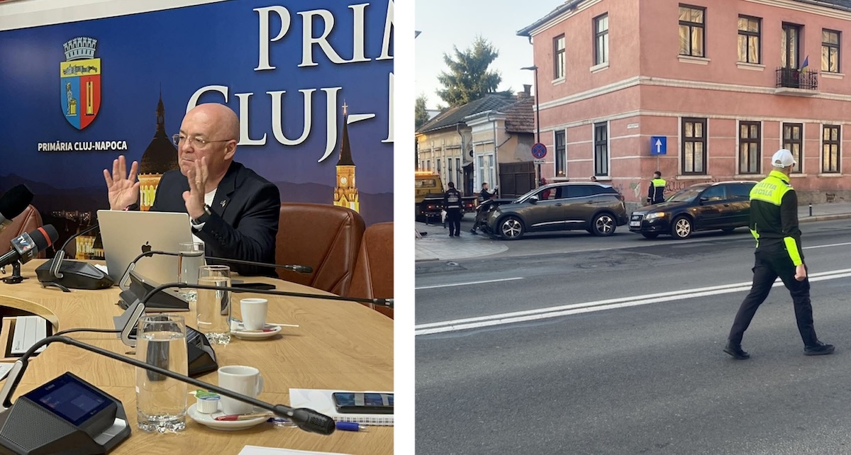 Primarul Emil Boc a spus cum ar putea fi evitate accidentele tragice în Cluj-Napoca | Foto: monitorulcj.ro / ISU Cluj WhatsApp