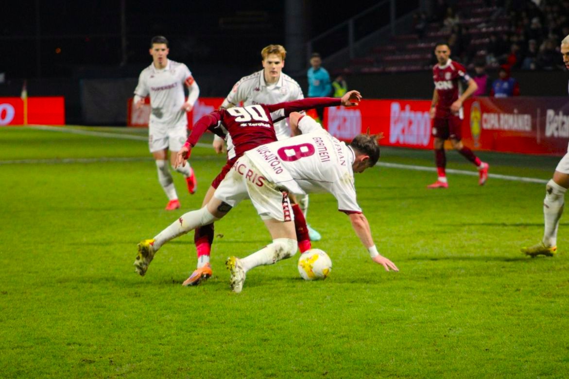 Ultimul duel dintre cele două echipe s-a încheiat la egalitate, 1-1 / Foto: Mădălina IVAN, monitorulcj.ro