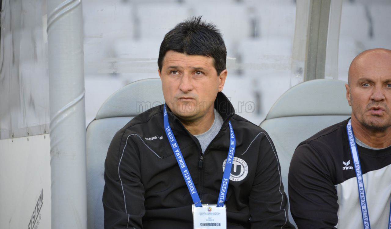 Adrian Falub a fost antrenor la Gloria Bistrița înainte să vină la Unirea Dej | Foto: arhivă monitorulcj.ro