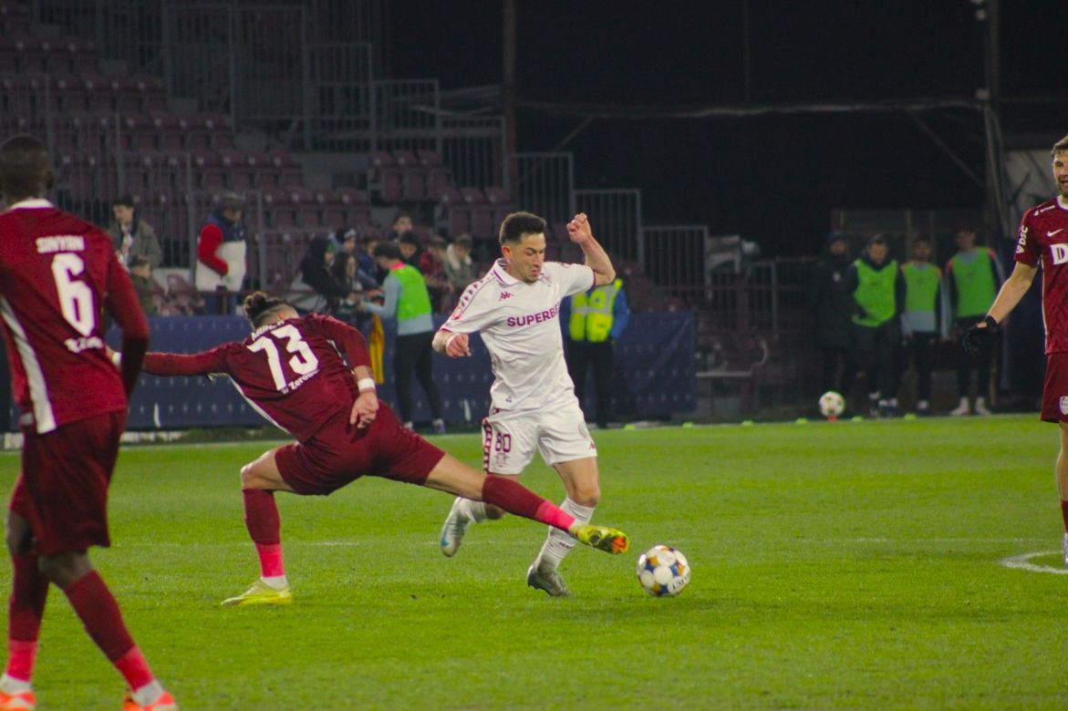 CFR Cluj a câștigat în fața Rapidului / Foto: Mădălina IVAN, monitorulcj.ro