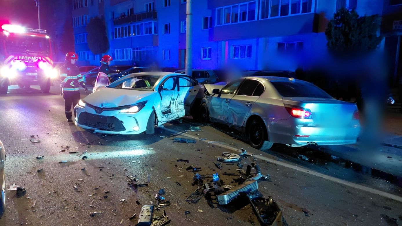 Accident pe strada Donath din Cluj / Foto: ISU Cluj