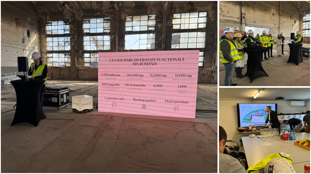 RIVUS Cluj-Napoca, cel mai mare proiect de reconversie urbană din România, a intrat în faza de execuție pe fosta platformă Carbochim. | Foto: monitorulcj.ro