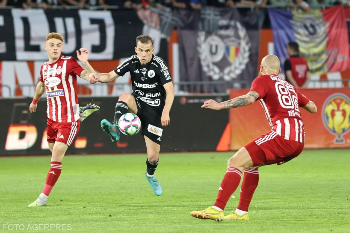 Martin Remacle a jucat două sezoane la Universitatea Cluj / IONUT ANGHEL (C) / AGERPRES FOTO